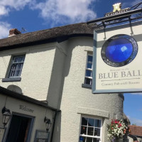 The Blue Ball outside