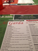 Al Garda menu