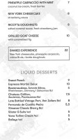 City Grill House menu