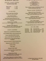 Stroma Bistro And Bar menu