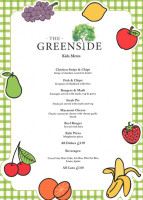 The Greenside menu