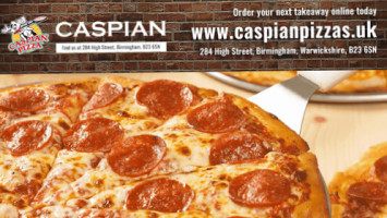 Caspian Pizza food