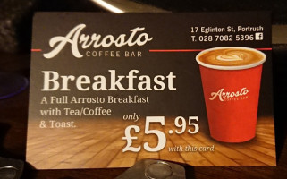 Arrosto Cafe food