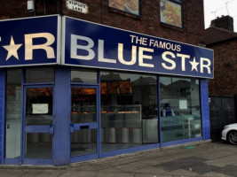 The Original Famous Blue Star outside