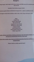 The Bridge End Inn menu