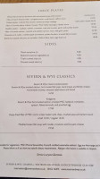 Severn Wye Smokery menu