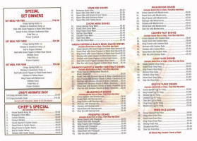 Lucky 8 Chinese Take Away menu