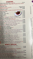 Wing's Oriental Takeaway menu