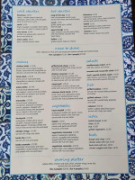 The Winslow Cafe And Bistro menu