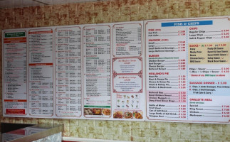 Valley Kebab And Pizza menu