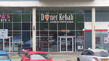 German Doner Kebab outside