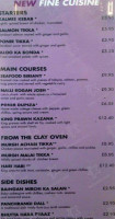 Royal Tandoori menu