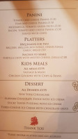 The Old Red Lion menu