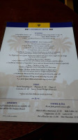 The Crispin Inn Bar Restaurant menu