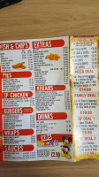 Royal Chippy And Pizza menu