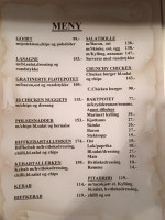 Vikingen Pub Spiseri menu