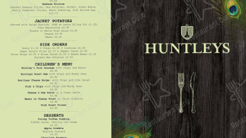 The Courtyard At Huntleys menu