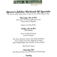 Hare And Hounds menu