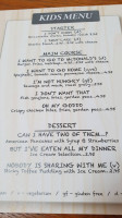 The Courtyard Cafe Bistro menu