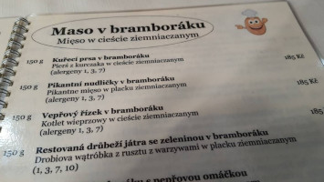 Anna Bazalova menu