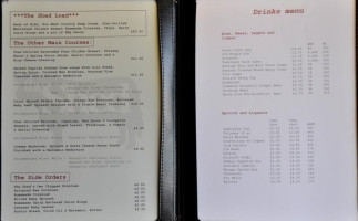 The Shed Steakhouse Grill menu
