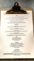 The Delaval Arms menu