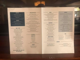The Kenilworth menu
