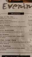 The Horseshoe menu