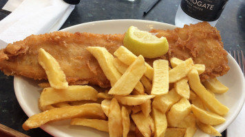 Valerio's Famous Fish &chips food
