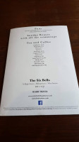 The Six Bells menu