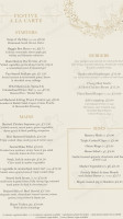 Cornhill House Bistro menu