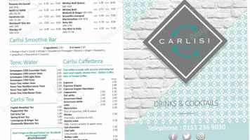 Carlisi menu