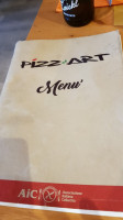 Pizz'art menu
