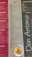 Le Don Antonio menu