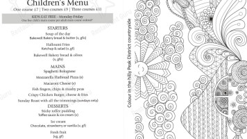 The Robin Hood Inn menu