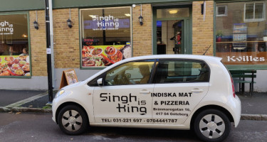 Singh Is King Indiska Mat Pizzeria outside