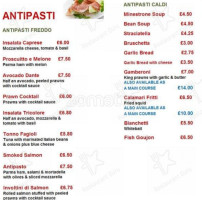 Leonardos menu