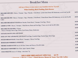 Millside Cloughmills menu