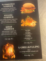Grillen menu