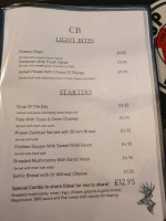 Charlie Bassett's menu