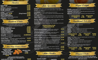 Aida-bangladeshi Takeaway menu