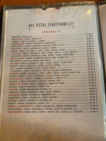 Pizzeria Gennaro menu