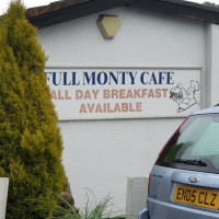 The Full Monty Cafe outside