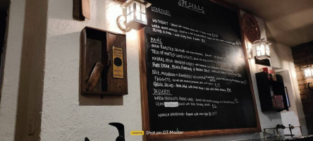 The George Inn Bistro menu