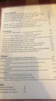 The Queen Inn menu