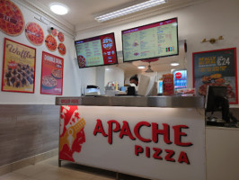 Apache Pizza inside