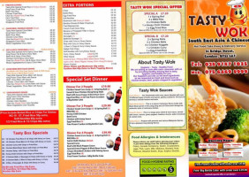 Tasty Wok Comber menu
