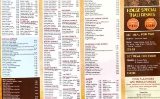 Nehar Indian Takeaway menu