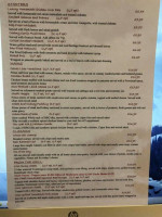 The Goat Inn menu