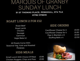 Marquis Of Granby food